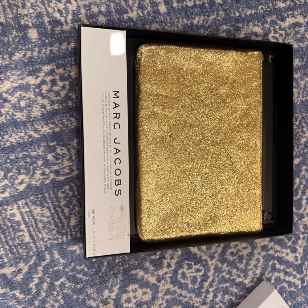 Marc Jacobs Sparkling Gold Pouch